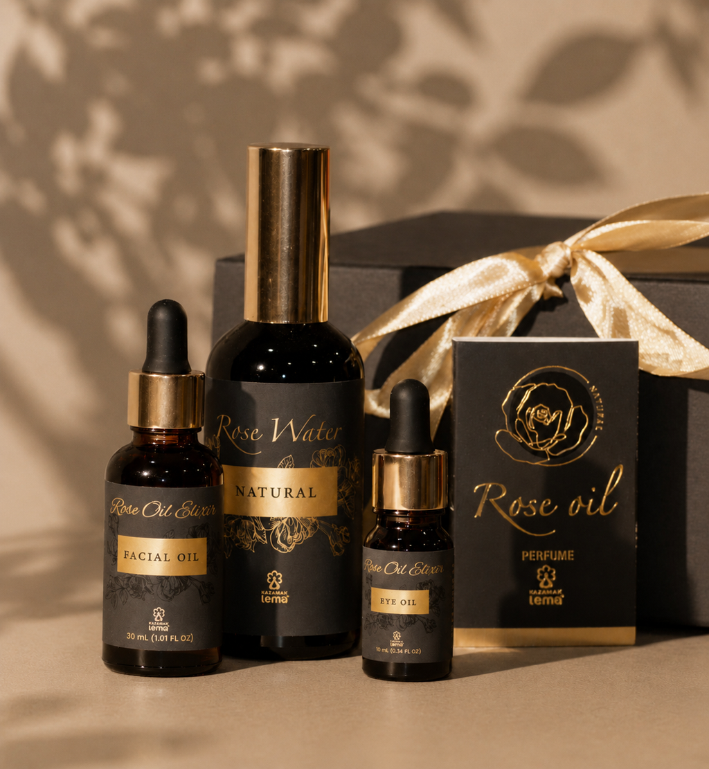 Rose Oil  and Rose Water LemaRose Skincare Set