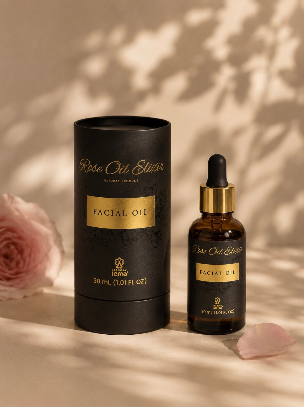Face Oil with Pure Rose Oil 