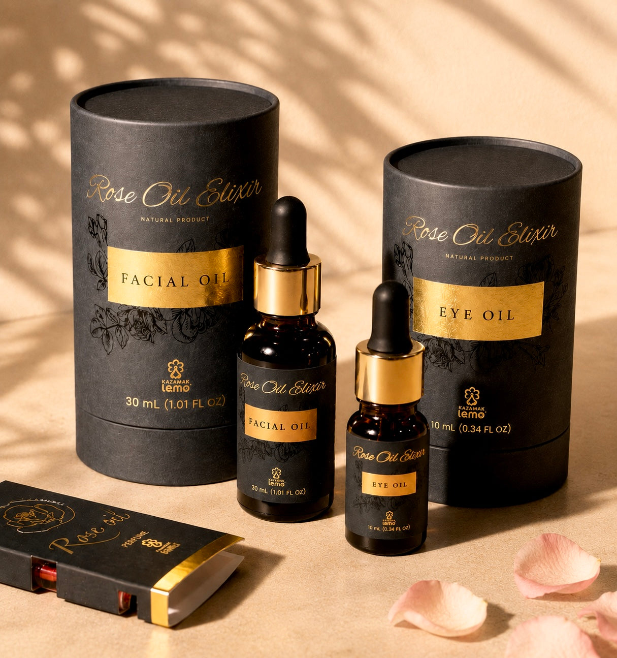 Rose Oil Face and eye Care Set