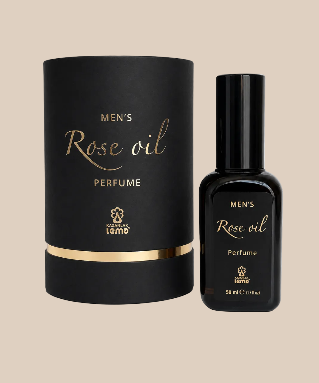 Pure Rose Oil Perfume for Him. Modern & Masculine